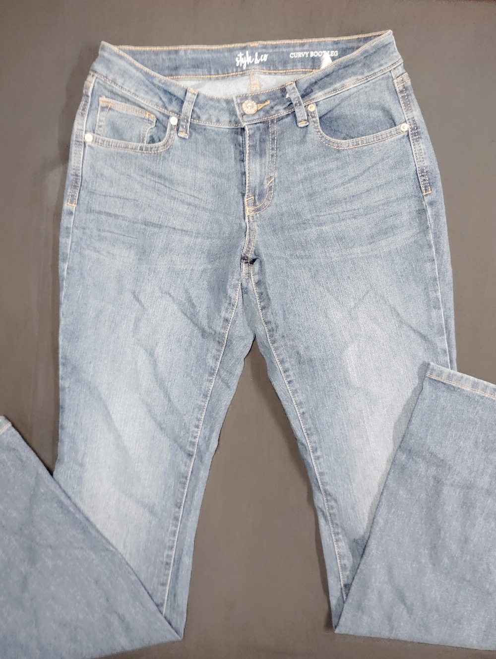 Style & Co. Women's Light Blue Bootcut Long Tall Jeans